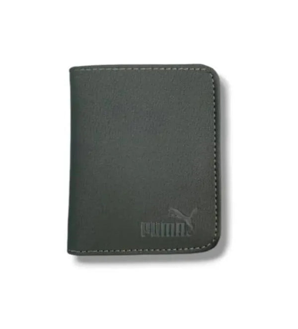 Men's Leather Bi-Fold Wallet with 6 Card Pockets