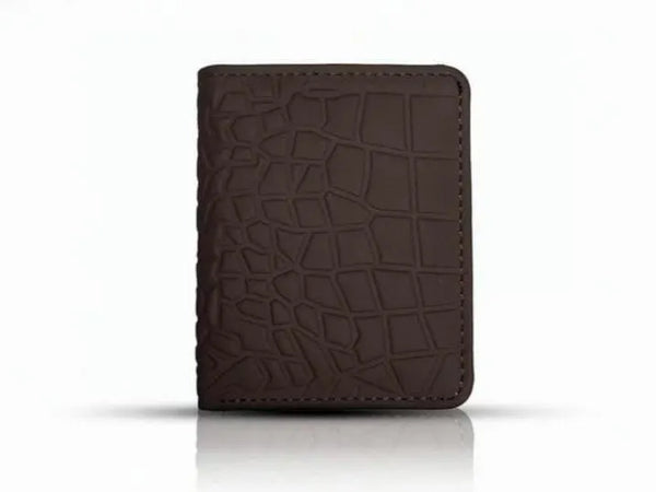 Men's Black Leather Wallet with Card Slots
