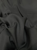 Men's Wash & Wear Plain Black Suit Black