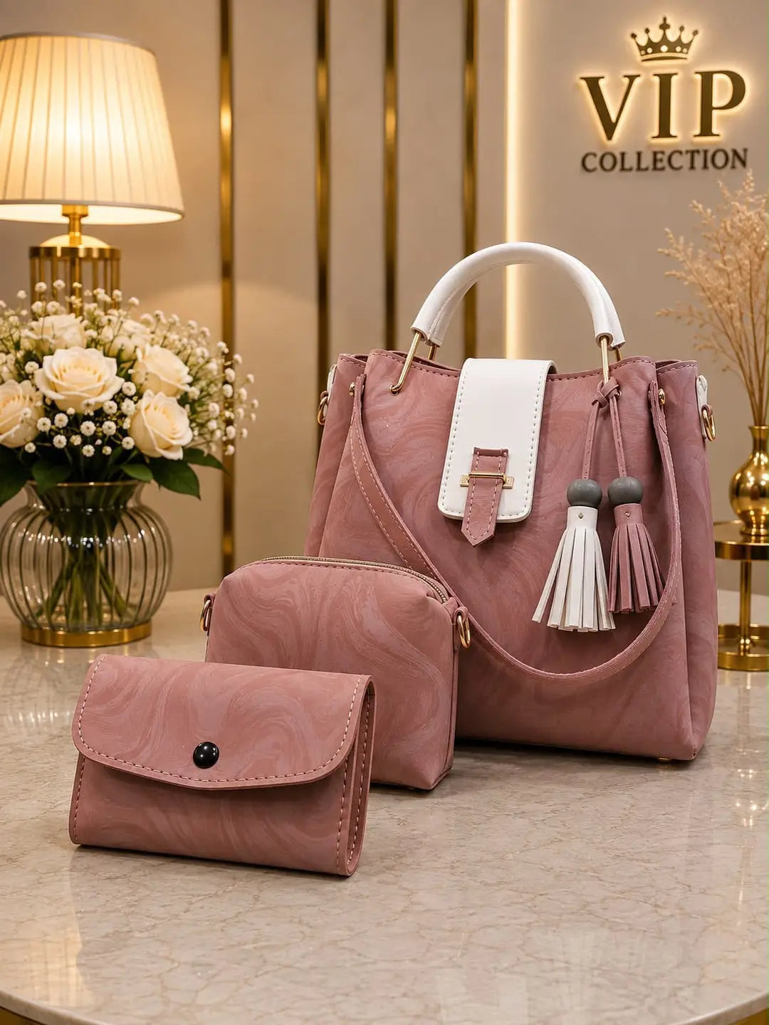 Women's Leather Plain Shoulder Bag