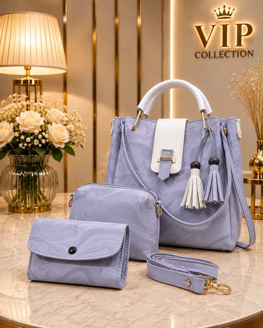 Women's Leather Plain Shoulder Bag