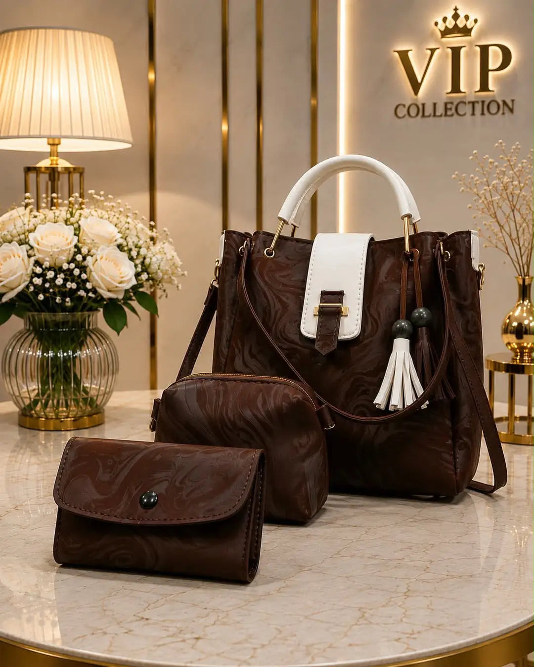 Women's Leather Plain Shoulder Bag