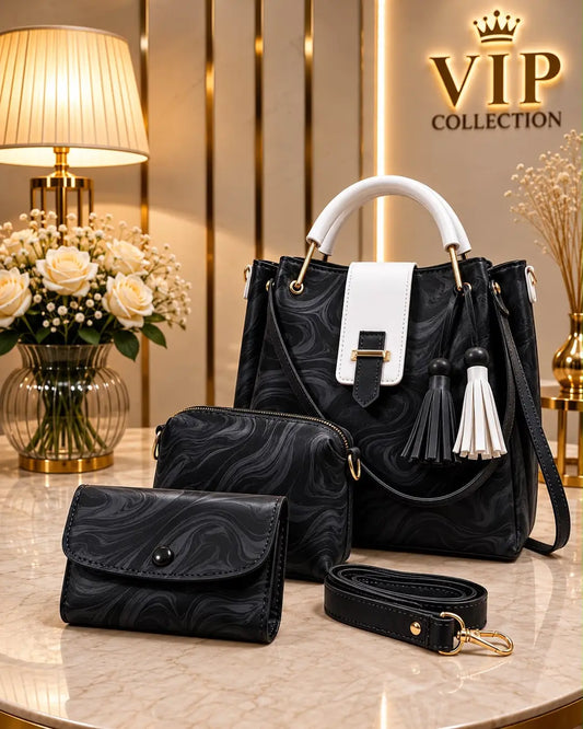 Women's Leather Plain Shoulder Bag