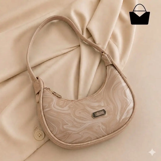 Women's Leather Plain Shoulder Bag