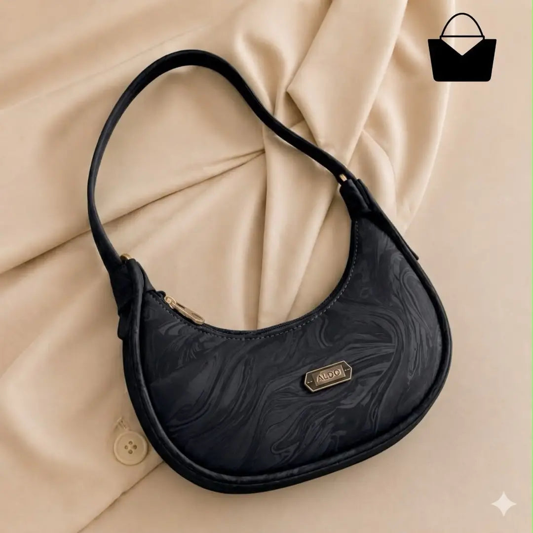 Women's Leather Plain Shoulder Bag