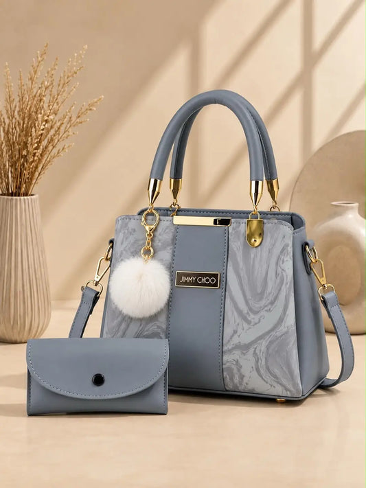 Women's Leather Plain Shoulder Bag