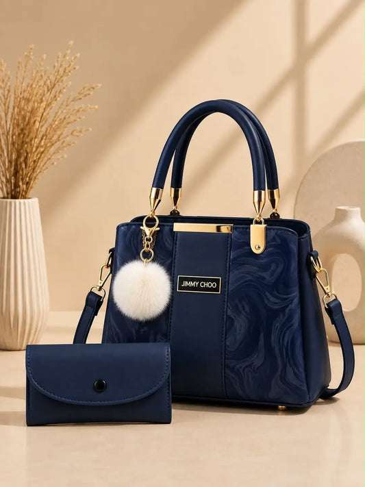 Women's Leather Plain Shoulder Bag