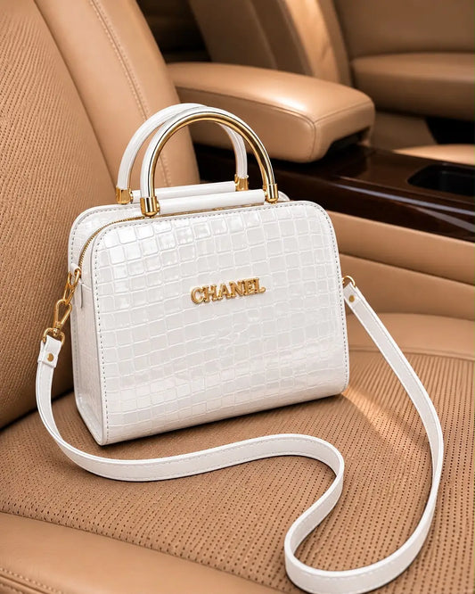 Women's Leather Printed Hand Bag