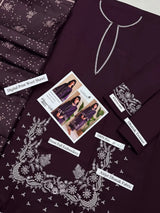 HIT ARTICLES MIX BRAND 3 Pcs Unstitched Embroidered Suit