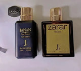 Janan & Zarar 100ml Unisex Perfume Set Black Glass