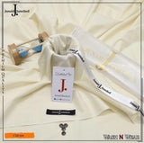Men's Unstitched Wash & Wear Suit Cream Off White