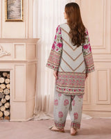 Stylish Printed Suit - 2 Pcs Shirt and Trouser for Women