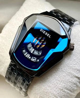 Gold Diesel Digital Watch for Men