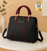 Women's Rexine Plain Hand Bag
