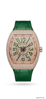 Diamond Stone Men's Luxury Fashion Watch, (Working Date & Premium Textured Strap)