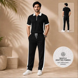 2 Pcs Men's Dri Fit Texture Track Suit