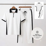 2 Pcs Men's Dri Fit Texture Track Suit