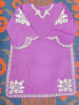 3 Pcs Women's Stitched Lawn Embroidered Suit
